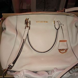 Michael Kors White Satchel